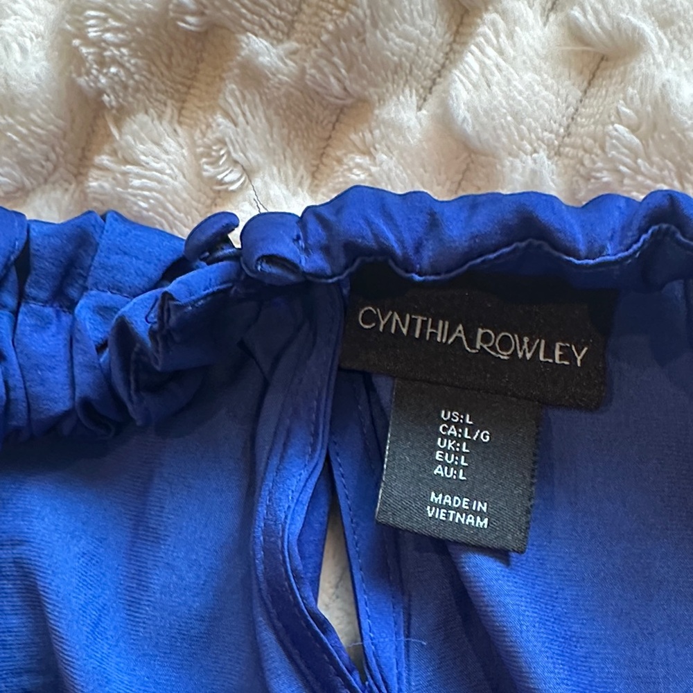 Cynthia Rowley Royal Blue Maxi Dress - Picture 2 of 2